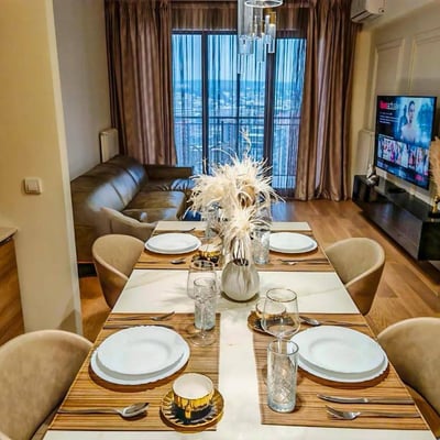 Rental of a modern 3-room apartment, 81 m², Belgrade, Serbia